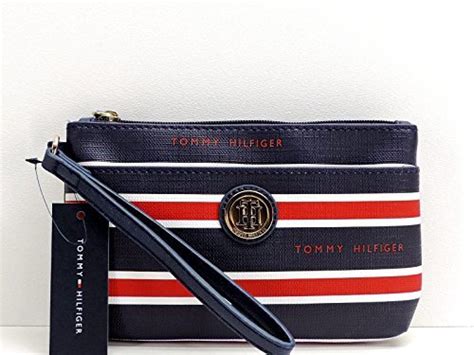 tommy hilfiger stripe wristlet.